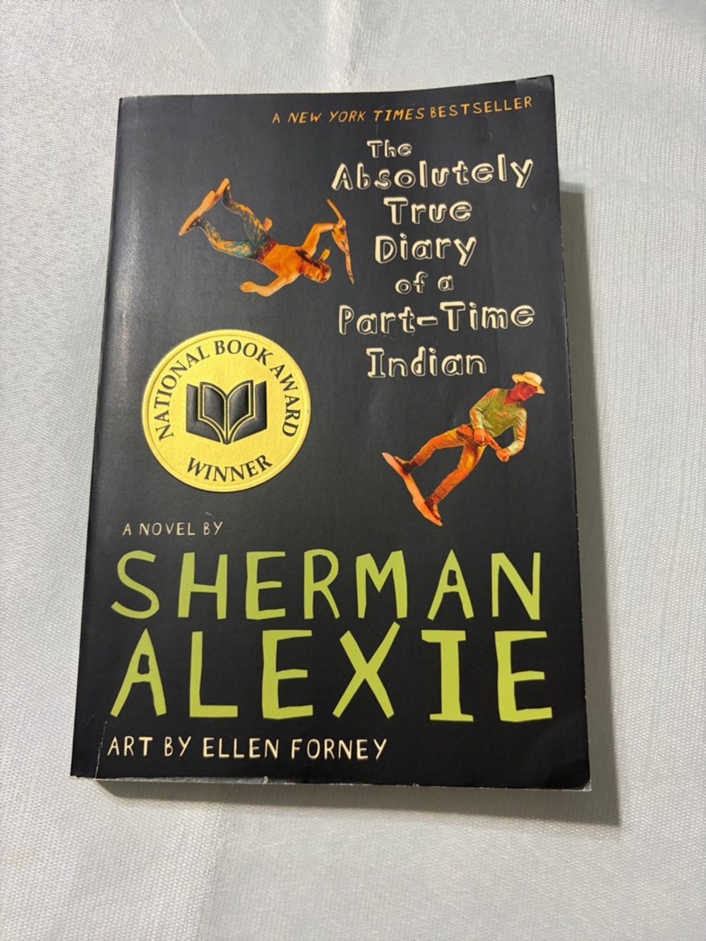 The Absolutely True Diary of a Part-Time Indian by Sherman Alexie - Black Cover